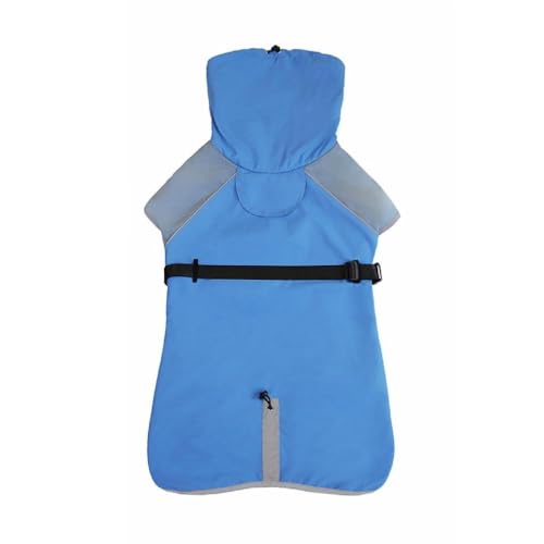 ASHLUYAK Haustier Hunderegenmäntel Verstellbare Katzen Regenbekleidung Mit Kapuze Welpen Regenkleidung wasserdichte Haustier Hundejacken Outdoor Wander Regenanzug Leichte Haustier Hundeoberbekleidung von ASHLUYAK