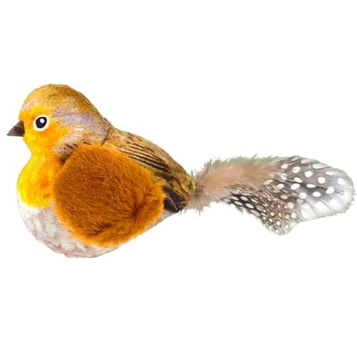 ASHLUYAK Interaktives Katzenspielzeug, Simulationsvogelform, Katzenspielzeug, Lustiges Neckendes Süßes Katzenspielzeug Für Den Innenbereich, Süßes Spielzeug Mit Realistischen Vogelgeräuschen ASHLUYAK Interaktives Katzenspielzeug, Simulationsvogelform, Katzenspielzeug, Lustiges Neckendes Süßes Katzenspielzeug Für Den Innenbereich, Süßes Spielzeug Mit Realistischen Vogelgeräuschen von ASHLUYAK