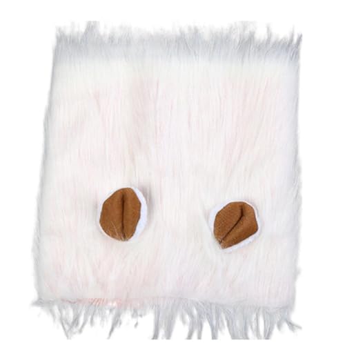 Niedliche Mähne Form Hut Für Katze Weihnachten Party Haustier Hund Halten Warm Kopfbedeckung Winter Halloween Cosplay Zubehör von ASHLUYAK