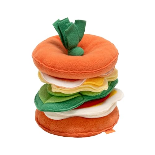 Pet Toy Cloth Snack Seeking Toy Slow Eating Clean Dogs Chew Puppy Training Toy Soft Hamburger Toy Molar Supplies Dogs Chew Toy For Aggressive Chewers Dogs Chew Toy For Large Dogs Squeaky Dogs von ASHLUYAK