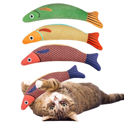 ASIRYVA 3 Stück Katzenspielzeug, Katzenminze-Spielzeug für Katzen, kaufest, Plüsch-Cartoon-Kätzchen mit Glocke, interaktiv und langlebig für Katzen jeden Alters ASIRYVA 3 Stück Katzenspielzeug, Katzenminze-Spielzeug für Katzen, kaufest, Plüsch-Cartoon-Kätzchen mit Glocke, interaktiv und langlebig für Katzen jeden Alters von ASIRYVA
