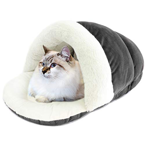 ASPCA Cuddle Cocoon Katzenhöhle, Hausschuhe, 23 x 17, hellgrau ASPCA Cuddle Cocoon Katzenhöhle, Hausschuhe, 23 x 17, hellgrau von ASPCA