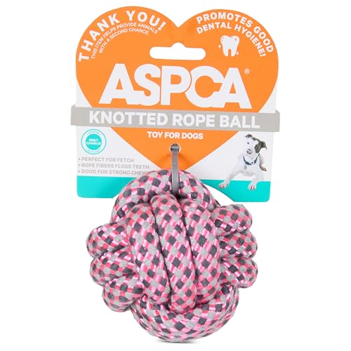 ASPCA Hundespielzeug aus Seil – langlebiges Kau- & Zerrspielzeug für Hunde – geknoteter Ball, Seil & Ball, Zerrvarianten – weich zu den Zähnen, fördert die Zahngesundheit ASPCA Hundespielzeug aus Seil – langlebiges Kau- & Zerrspielzeug für Hunde – geknoteter Ball, Seil & Ball, Zerrvarianten – weich zu den Zähnen, fördert die Zahngesundheit von ASPCA