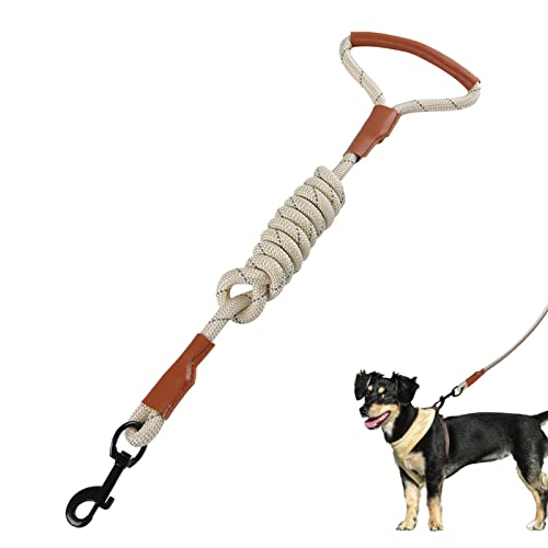 Hundeleine große Hunde - Reflektierendes Hochleistungs-Traktionsseil,Reflektierende, Starke Leder-Leine, schützende Jagd- und Campingleine für Hunde Astrl von ASTRL