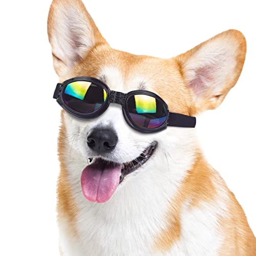 Hundesonnenbrille, UV-Schutz, Hundesonnenbrille, mittelgroße Rassen, für mittelgroße Hunde, Outdoor-Reiten, Autofahren Astrl von ASTRL
