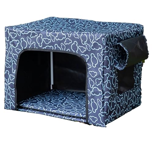 ASTVDFQK Katzenhaus Outdoor, Wetterfestes Katzenhaus Mit Matte, Einfach Zu Montieren(C) von ASTVDFQK