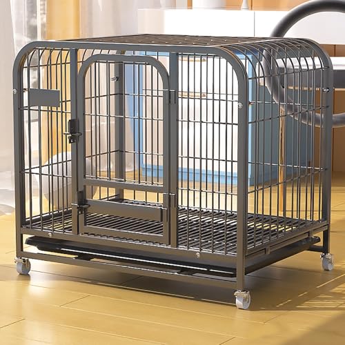 Haustierkiste, Hundezwinger im Innen, Heavy Dut Hundekiste, Haustier -Cawith -Räder und abnehmbares Tablett KeYJ Haustierkiste, Hundezwinger im Innen, Heavy Dut Hundekiste, Haustier -Cawith -Räder und abnehmbares Tablett KeYJ von ASYHONG