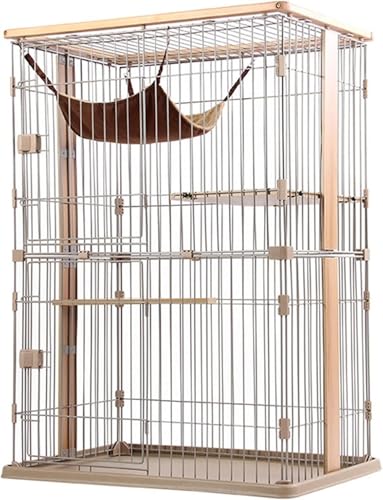 Haustierkiste, Katzengehäuse Haustier Apartment eingezäunter Zwinger Katze Capet Cat Cate Playpen Pet Kennel -Playpen/A/71 * 57 * 84 cm KeYJ Haustierkiste, Katzengehäuse Haustier Apartment eingezäunter Zwinger Katze Capet Cat Cate Playpen Pet Kennel -Playpen/A/71 * 57 * 84 cm KeYJ von ASYHONG