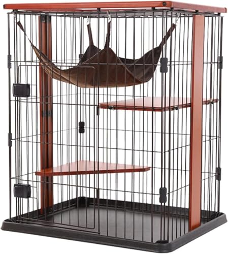 Haustierkiste, Katzengehäuse Haustier Apartment eingezäunter Zwinger Katze Capet Cat Cate Playpen Pet Kennel -Playpen/C/71 * 57 * 84 cm KeYJ Haustierkiste, Katzengehäuse Haustier Apartment eingezäunter Zwinger Katze Capet Cat Cate Playpen Pet Kennel -Playpen/C/71 * 57 * 84 cm KeYJ von ASYHONG