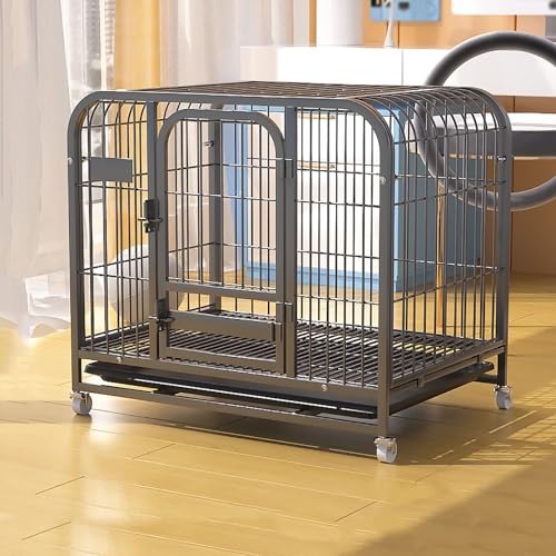 Heavy Duty Hundekiste, Hund Kennel Indoor Welpe Haustier Capet Zwinger -Playpen, Haustierkiste mit abnehmbarem Tablett/Schwarz KeYJ Heavy Duty Hundekiste, Hund Kennel Indoor Welpe Haustier Capet Zwinger -Playpen, Haustierkiste mit abnehmbarem Tablett/Schwarz KeYJ von ASYHONG