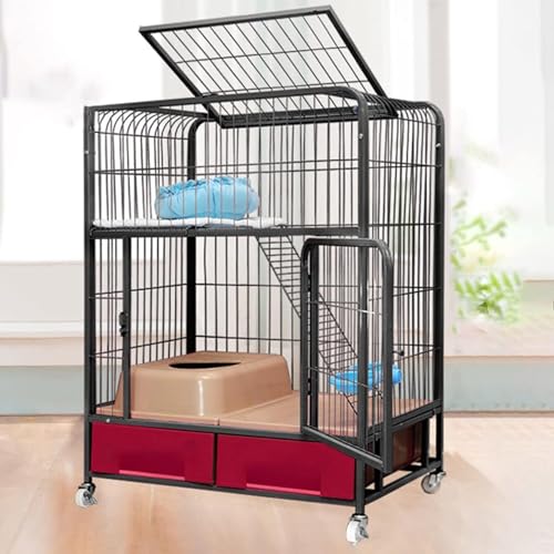 Hochleistungsmetall -Haustierkiste Apartment Falten Metallkiste Haustier Zwinger Playpen/Schwarz KeYJ Hochleistungsmetall -Haustierkiste Apartment Falten Metallkiste Haustier Zwinger Playpen/Schwarz KeYJ von ASYHONG