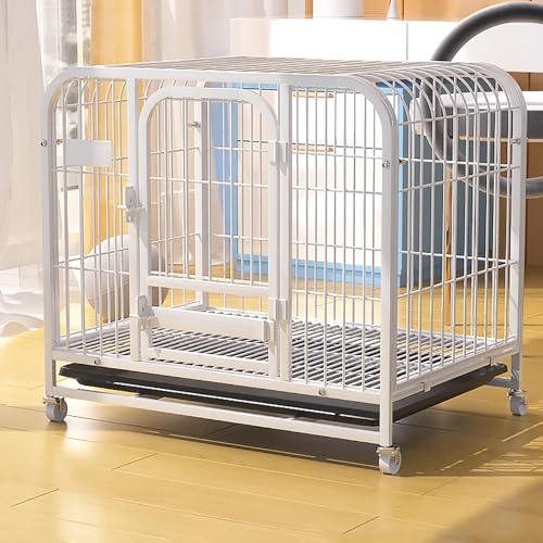 Hundekiste, Hundezwinger in der Innenkiste, Haustier -Cawith -Räder und abnehmbares Tablett KeYJ Hundekiste, Hundezwinger in der Innenkiste, Haustier -Cawith -Räder und abnehmbares Tablett KeYJ von ASYHONG