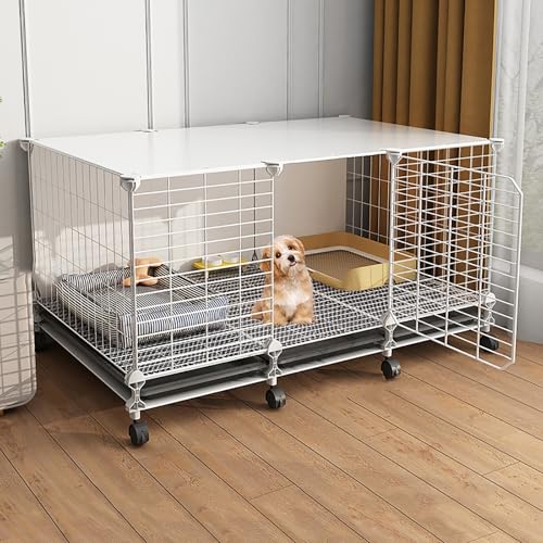 Hundekisten, Haustierkiste, Haustierzwinger, Häuser -Pet Cadog -Kickwedel mit Tablett und Rädern KeYJ Hundekisten, Haustierkiste, Haustierzwinger, Häuser -Pet Cadog -Kickwedel mit Tablett und Rädern KeYJ von ASYHONG