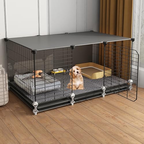 Hundekisten, Haustierkiste, Hundekapet -Zwinger, Innenpacktier Caanimal, Haustier Zwinger -Playpen mit Tablett/Schwarz KeYJ Hundekisten, Haustierkiste, Hundekapet -Zwinger, Innenpacktier Caanimal, Haustier Zwinger -Playpen mit Tablett/Schwarz KeYJ von ASYHONG