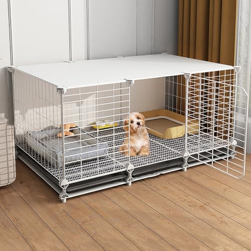 Hundekisten, Haustierkiste, Hundekapet -Zwinger, Innenpacktier Caanimal, Haustier Zwinger -Playpen mit Tablett/Weiß KeYJ Hundekisten, Haustierkiste, Hundekapet -Zwinger, Innenpacktier Caanimal, Haustier Zwinger -Playpen mit Tablett/Weiß KeYJ von ASYHONG