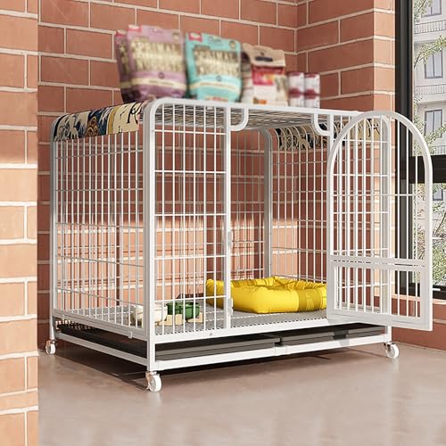 Hundezwinger, Hochleistungs -Haustierkäfig, Haustier Zwinger -Playpen, Hund Cawith Abnehmbares Tablett/Weiß KeYJ Hundezwinger, Hochleistungs -Haustierkäfig, Haustier Zwinger -Playpen, Hund Cawith Abnehmbares Tablett/Weiß KeYJ von ASYHONG