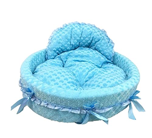 Katzenhundbett Haustier Bett Zwinger Luxus Hundehaus Prinzessinbett Zwinger Nest Hundehaus Katzenbett für kleine mittelhunden Haustierbett Sofa Hundesofa Teddy Haus Hunde Bett Welpe Sofa (blau: Blau, Katzenhundbett Haustier Bett Zwinger Luxus Hundehaus Prinzessinbett Zwinger Nest Hundehaus Katzenbett für kleine mittelhunden Haustierbett Sofa Hundesofa Teddy Haus Hunde Bett Welpe Sofa (blau: Blau, von ASYHONG