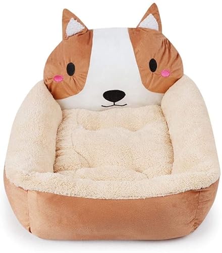 Katzenhundbett Haustier Bett Zwinger Süßes Haustier Winter Hundebett Sofa weich warm warmes Katzenbett Cartoon kleines Hundebettkissen Haustier Sofa Bett für Hund Chihuahua Teddy Hunde Bett Welpe Sofa von ASYHONG