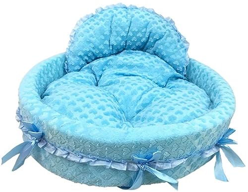 Katzenhundbett Haustierbett Zwinger Luxus Hundehaus Zwinger Nest Matte Hunde Bag Haus Katzenbett für kleine mittlere Hunde Haustierbett Sofa Hundesofa Teddy House Hundebett Welpe Sofa (blau: Blau, Katzenhundbett Haustierbett Zwinger Luxus Hundehaus Zwinger Nest Matte Hunde Bag Haus Katzenbett für kleine mittlere Hunde Haustierbett Sofa Hundesofa Teddy House Hundebett Welpe Sofa (blau: Blau, von ASYHONG
