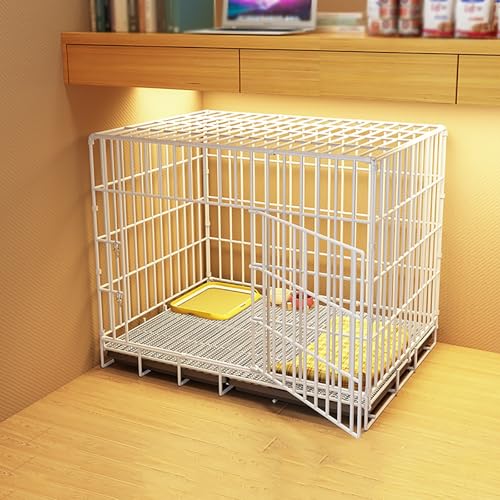 Welpenkiste, Haustierplaypen, Kleiner Hund Caindoor, Welpenzweel, Faltbare Haustierkiste mit Tablett, Innenzwinger/Weiß KeYJ Welpenkiste, Haustierplaypen, Kleiner Hund Caindoor, Welpenzweel, Faltbare Haustierkiste mit Tablett, Innenzwinger/Weiß KeYJ von ASYHONG