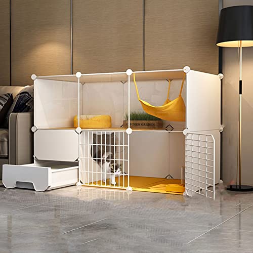 Großer Katzenkäfig Für Den Innenbereich – Kleintierkäfig, Selbstgebaut, Katzenzwinger Mit Drahtzaun, Großer Katzenkäfig Für Den Innenbereich Mit Katzentoilette Für 1–2 Katzen, Frettchen, Chinchillas Großer Katzenkäfig Für Den Innenbereich – Kleintierkäfig, Selbstgebaut, Katzenzwinger Mit Drahtzaun, Großer Katzenkäfig Für Den Innenbereich Mit Katzentoilette Für 1–2 Katzen, Frettchen, Chinchillas von ASumPio