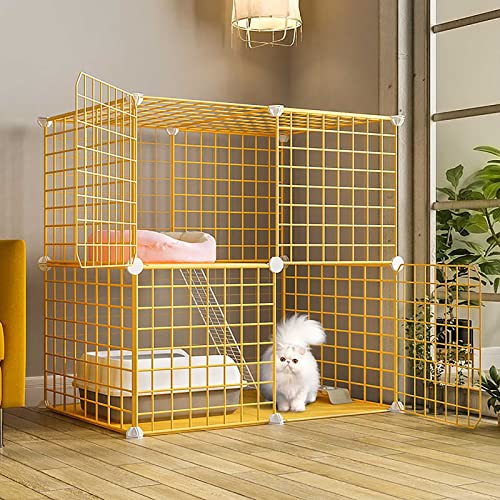 Katzenhaus Für Draußen, Katzenkäfige, Katzenkiste, Katzenkäfig, Katzenlaufstall, Katzengehege, Haustierkäfig, Haustierlaufstall, DIY-Zwinger, Kiste, Großer Übungsort, Ideal Für 1–4 Katzen (Einfarbig Katzenhaus Für Draußen, Katzenkäfige, Katzenkiste, Katzenkäfig, Katzenlaufstall, Katzengehege, Haustierkäfig, Haustierlaufstall, DIY-Zwinger, Kiste, Großer Übungsort, Ideal Für 1–4 Katzen (Einfarbig von ASumPio