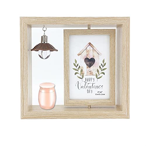 ATGQBCF Tierurne 1PC Fotorahmen Urnenglashalter Memorial Mini Für Menschliche Haustierasche Beerdigung Aufbewahrungsbox Gedenkstätten Für Haustiere(5) von ATGQBCF