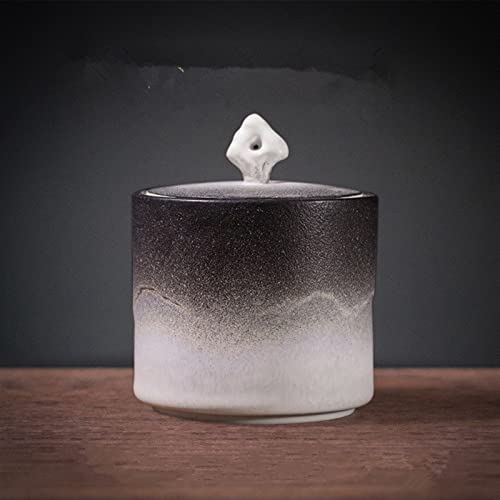ATGQBCF Tierurne Feuerbestattungsurnen Menschliche Asche Kleine Hundekatze Bestattungsurnen Hause Oder Der Nische Im Columbarium Gedenkstätten Für Haustiere(7.3 * 8cm) von ATGQBCF