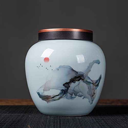 ATGQBCF Tierurne Haustier Handgefertigtes Goldkeramik Mini Glas Tragbarer Versiegelung Kleiner Glas Tierfeindung Asche Speicher Angeordneter Gedenkstätten Für Haustiere(1) von ATGQBCF