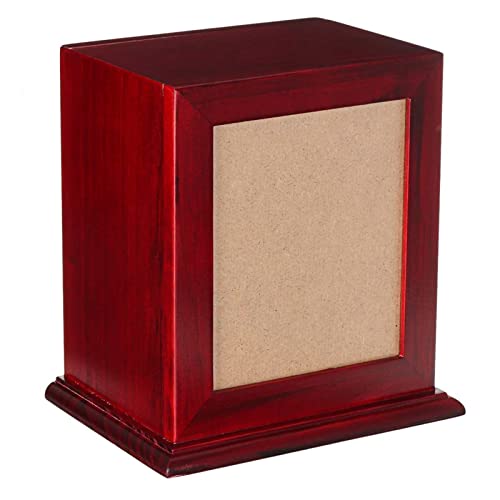 ATGQBCF Tierurne Haustier Katze Hund Andenken Holz Beerdigung Urne Anhänger Haustier Beerdigung Memorial Urne Särge Asche Container Halter 3 Farben Gedenkstätten Für Haustiere(3) von ATGQBCF