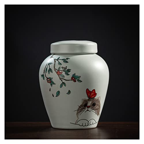 ATGQBCF Tierurne Pet Urn for Dogs Cats Ashes Keepsake Memorial Box Funeral Set Burial Urns for Cremated Remains Ash Vial Adult Funeral Urn Pet Cat and Dog Urn 04140 Gedenkstätten Für Haustiere von ATGQBCF