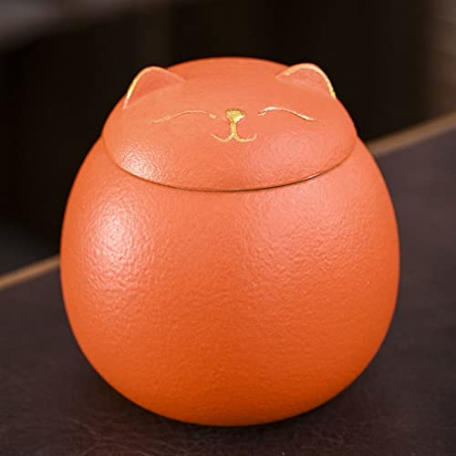 ATGQBCF Tierurne Pet Urn for Dogs Cats Ashes Keepsake Memorial Box Funeral Set Burial Urns for Cremated Remains Ash Vial Adult Funeral Urn Pet Cat and Dog Urn 1523 Gedenkstätten Für Haustiere(Yellow) von ATGQBCF