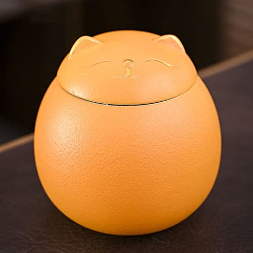 ATGQBCF Tierurne Pet Urn for Dogs Cats Ashes Keepsake Memorial Box Funeral Set Burial Urns for Cremated Remains Ash Vial Adult Funeral Urn Pet Cat and Dog Urn 1523 Gedenkstätten Für Haustiere(Gold) von ATGQBCF