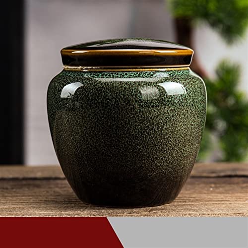 ATGQBCF Tierurne Pet Urn for Dogs Cats Ashes Keepsake Memorial Box Funeral Set Burial Urns for Cremated Remains Ash Vial Adult Funeral Urn Pet Cat and Dog Urn 15402 Gedenkstätten Für Haustiere(Green) von ATGQBCF