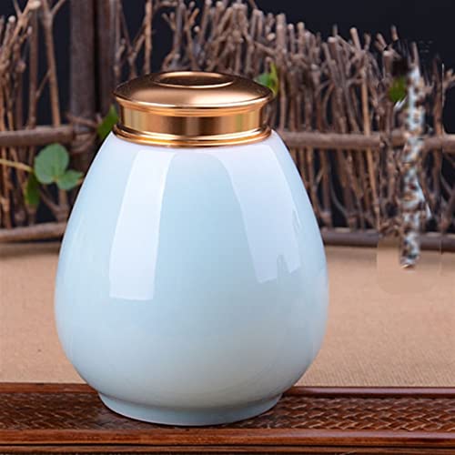 ATGQBCF Tierurne Pet Urn for Dogs Cats Ashes Keepsake Memorial Box Funeral Set Burial Urns for Cremated Remains Ash Vial Adult Funeral Urn Pet Cat and Dog Urn 21004 Gedenkstätten Für Haustiere(Blue) von ATGQBCF