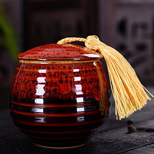 ATGQBCF Tierurne Pet Urn for Dogs Cats Ashes Keepsake Memorial Box Funeral Set Burial Urns for Cremated Remains Ash Vial Adult Funeral Urn Pet Cat and Dog Urn 27661 Gedenkstätten Für Haustiere(Red) von ATGQBCF