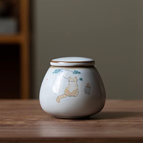 ATGQBCF Tierurne Pet Urn for Dogs Cats Ashes Keepsake Memorial Box Funeral Set Burial Urns for Cremated Remains Ash Vial Adult Funeral Urn Pet Cat and Dog Urn 29722 Gedenkstätten Für Haustiere(D) von ATGQBCF