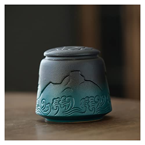 ATGQBCF Tierurne Pet Urn for Dogs Cats Ashes Keepsake Memorial Box Funeral Set Burial Urns for Cremated Remains Ash Vial Adult Funeral Urn Pet Cat and Dog Urn 40747 Gedenkstätten Für Haustiere(Green) von ATGQBCF