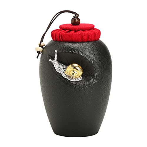 ATGQBCF Tierurne Pet Urn for Dogs Cats Ashes Keepsake Memorial Box Funeral Set Burial Urns for Cremated Remains Ash Vial Adult Funeral Urn Pet Cat and Dog Urn 49792 Gedenkstätten Für Haustiere(Black) von ATGQBCF