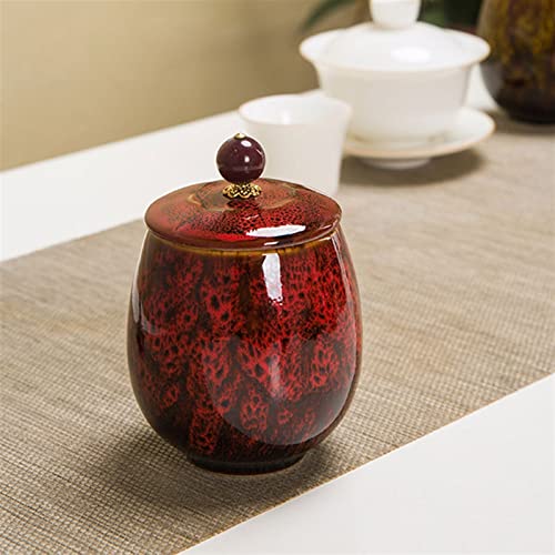 ATGQBCF Tierurne Pet Urn for Dogs Cats Ashes Keepsake Memorial Box Funeral Set Burial Urns for Cremated Remains Ash Vial Adult Funeral Urn Pet Cat and Dog Urn 66356 Gedenkstätten Für Haustiere(Red) von ATGQBCF