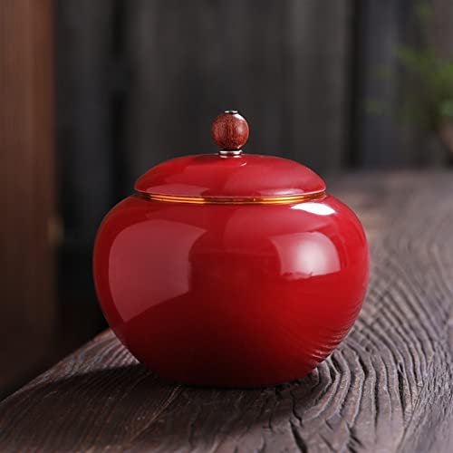 ATGQBCF Tierurne Pet Urn for Dogs Cats Ashes Keepsake Memorial Box Funeral Set Burial Urns for Cremated Remains Ash Vial Adult Funeral Urn Pet Cat and Dog Urn 71098 Gedenkstätten Für Haustiere(Red) von ATGQBCF