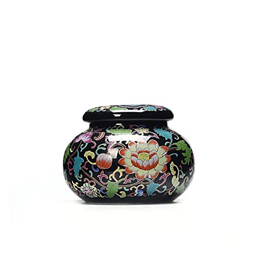 ATGQBCF Tierurne Pet Urn for Dogs Cats Ashes Keepsake Memorial Box Funeral Set Burial Urns for Cremated Remains Ash Vial Adult Funeral Urn Pet Cat and Dog Urn 9073 Gedenkstätten Für Haustiere(Black) von ATGQBCF