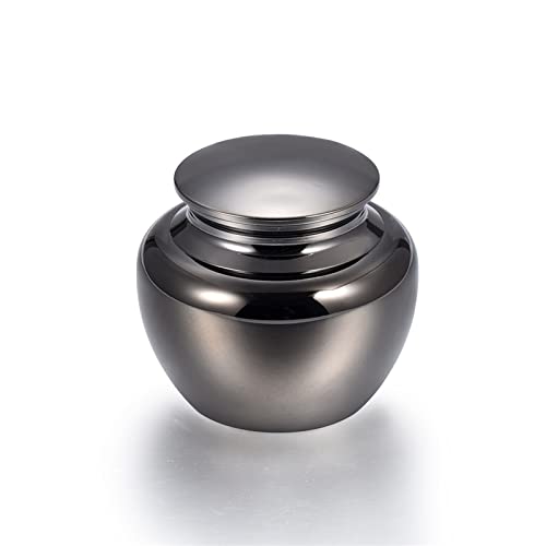 ATGQBCF Tierurne Pure Handcraft Mini Urnen Für Die Einäscherung Von Haustieren Menschliches Denkmal Edelstahl Andenkenglas 41 * 41mm Gedenkstätten Für Haustiere(5) von ATGQBCF