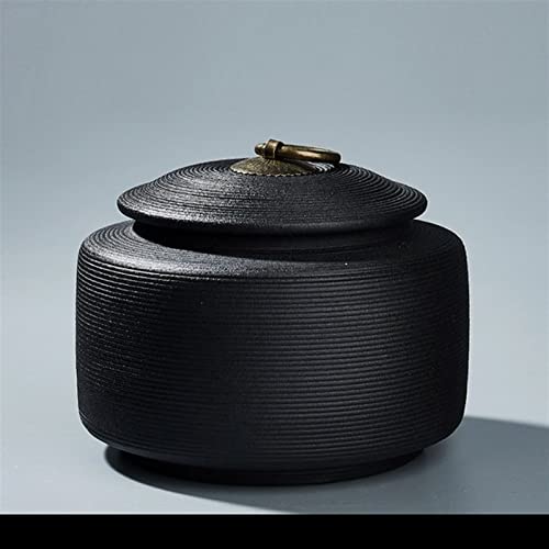 Tierurne Pet Urn For Dogs Cats Ashes Keepsake Memorial Box Funeral Set Burial Urns For Cremated Remains Ash Vial Adult Funeral Urn Pet Cat And Dog Urn 0665 Gedenkstätten Für Haustiere(Black,L) von ATGQBCF