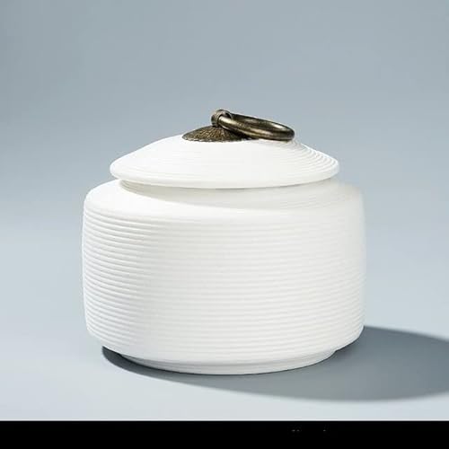 Tierurne Pet Urn For Dogs Cats Ashes Keepsake Memorial Box Funeral Set Burial Urns For Cremated Remains Ash Vial Adult Funeral Urn Pet Cat And Dog Urn 0665 Gedenkstätten Für Haustiere(White,S) von ATGQBCF