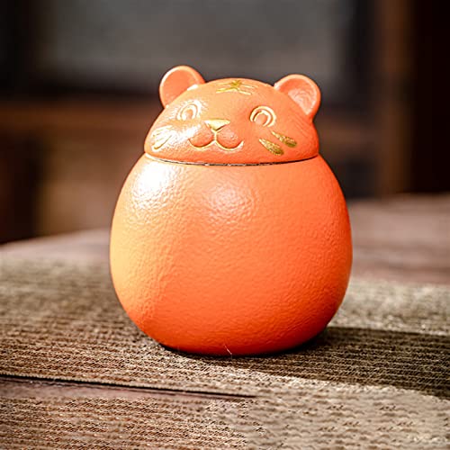 Tierurne Pet Urn For Dogs Cats Ashes Keepsake Memorial Box Funeral Set Burial Urns For Cremated Remains Ash Vial Adult Funeral Urn Pet Cat And Dog Urn 15123 Gedenkstätten Für Haustiere(Orange) von ATGQBCF