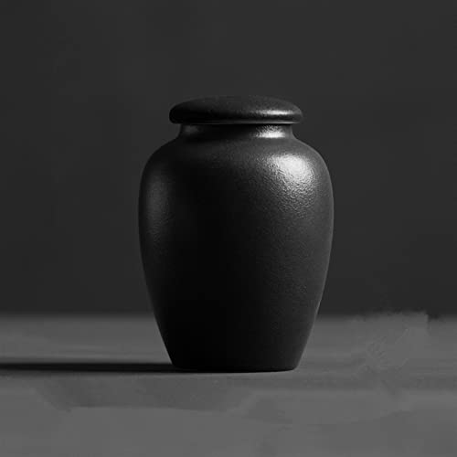 Tierurne Pet Urn For Dogs Cats Ashes Keepsake Memorial Box Funeral Set Burial Urns For Cremated Remains Ash Vial Adult Funeral Urn Pet Cat And Dog Urn 97177 Gedenkstätten Für Haustiere(Black,9x12cm) von ATGQBCF