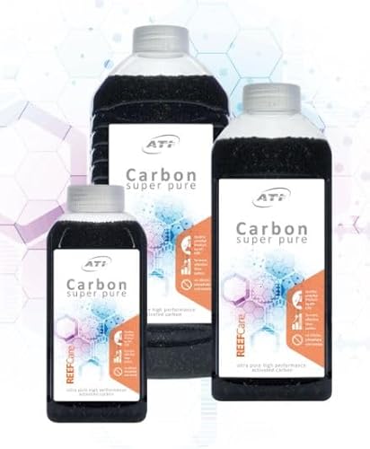 ATI Carbon Super Pure 1080g Aquarien- und Teichwasserpflege, Fischhaltung Wasseraufbereitung für Aquarien und Teiche 1080 Gramm von ATI