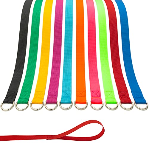 ATICNECH Retrieverleine, Hundeleine, bunt, 1,8 m, kurze Hundeleinen mit O-Ring für kleine, große Hunde, Welpen, Katzen, Spazierengehen, Training, Laufen, Rettung, Pflege, Unterschlupf usw. ATICNECH Retrieverleine, Hundeleine, bunt, 1,8 m, kurze Hundeleinen mit O-Ring für kleine, große Hunde, Welpen, Katzen, Spazierengehen, Training, Laufen, Rettung, Pflege, Unterschlupf usw. von ATICNECH