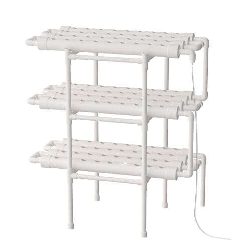 Hydroponic System Grow Kit 108 Plant Sites 3-Layer Plant Vegetable Hydrokultur,mit 12 PVC Rohre,Wasserpumpe,für Haus Balkon Garten Balkongemüse,96 × 55 × 111cm Hydroponic System Grow Kit 108 Plant Sites 3-Layer Plant Vegetable Hydrokultur,mit 12 PVC Rohre,Wasserpumpe,für Haus Balkon Garten Balkongemüse,96 × 55 × 111cm von ATIVLB